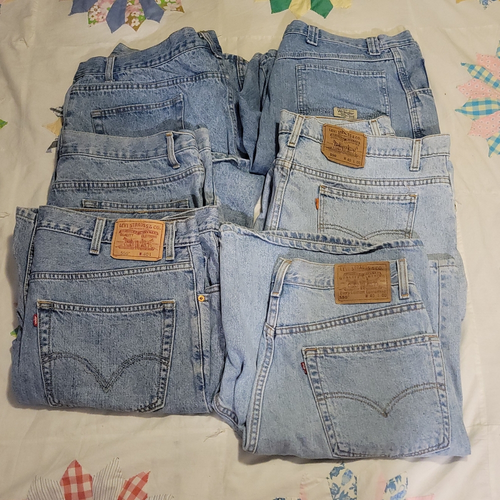 Levi's Blue Denim Jeans Collection